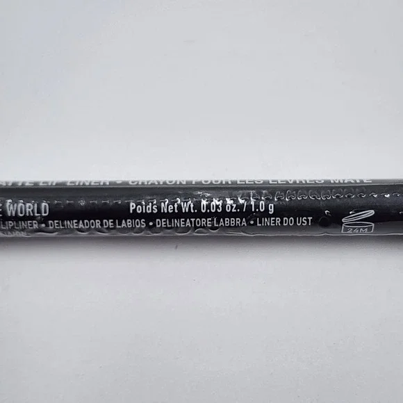 NYX Suede Matte Lip Liner Crayon Run The World SMLL15 .03 Oz New Factory Sealed - Picture 5 of 7